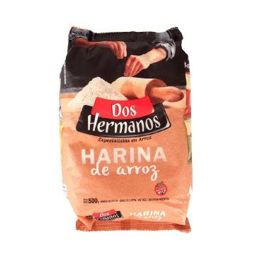 HARINA DE ARROZ X500G DOS HERMANOS