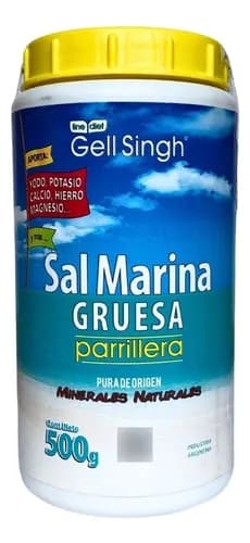 SAL MARINA GRUESA PARRILLERA POTE 500GR SINGH