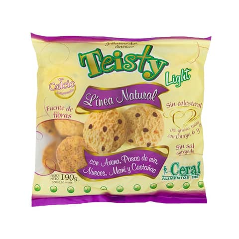 GALLETITAS LIGHT TEISTY X190G CERAL