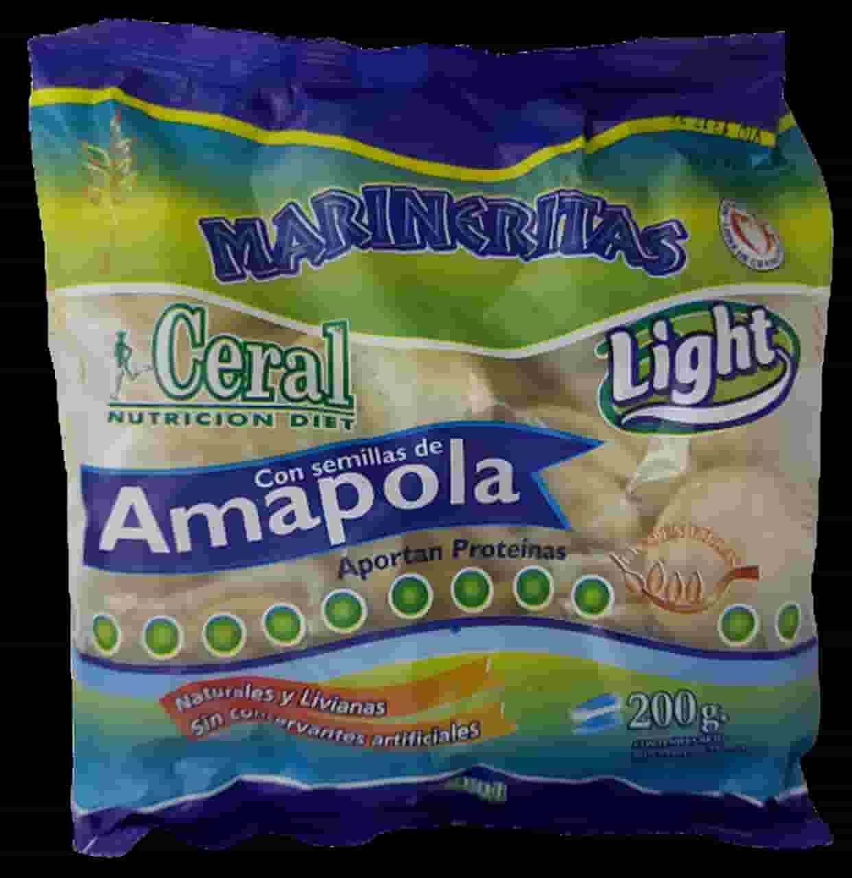 MARINERAS GLUTEN X200G AMAPOLA CERAL