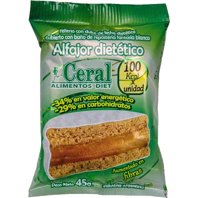 ALFAJOR CHOCO BLANCO 45G X16U CERAL