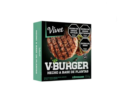 V- BURGUER x2 UNI VIVET