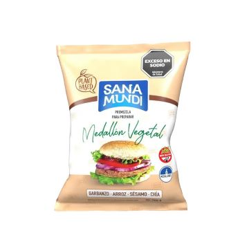 PREMEZCLA PARA MEDALLON VEGETAL 200GR SANA MUNDI
