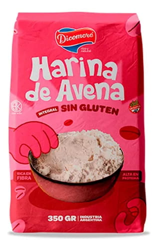 HARINA DE AVENA (SIN GLUTEN) X350G DICOMERE