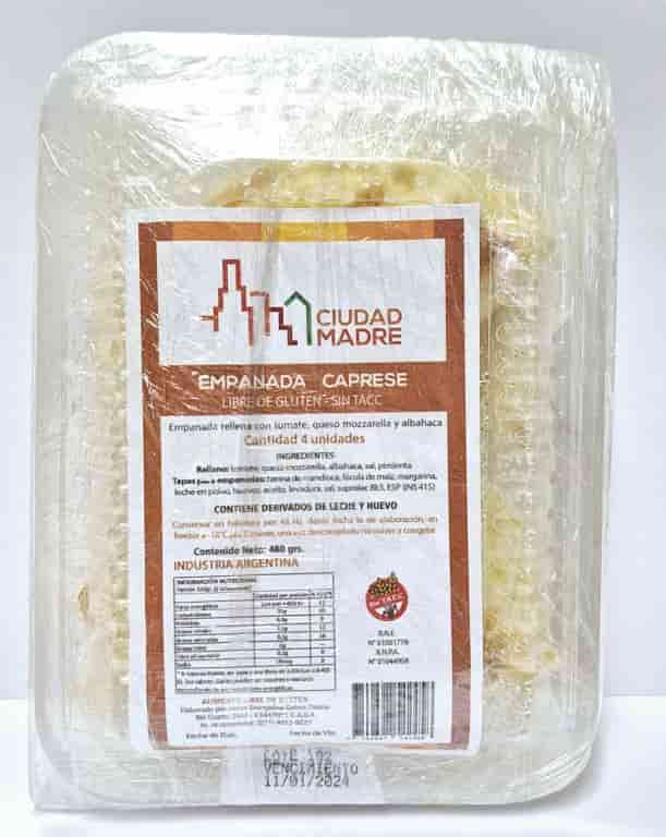 EMPANADAS CAPRESE X4 SIN TACC CIUDAD MADRE