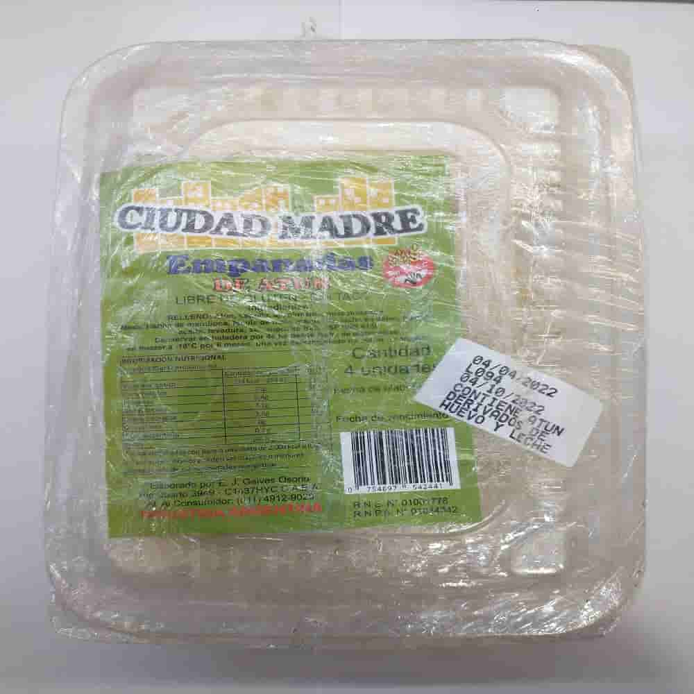 EMPANADAS DE ATUN X4 SIN TACC CIUDAD MADRE