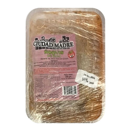 ÑOQUIS DE PAPA 250GR SIN TACC CIUDAD MADRE
