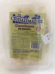 CANELONES DE RICOTA X3 SIN TACC CIUDAD MADRE