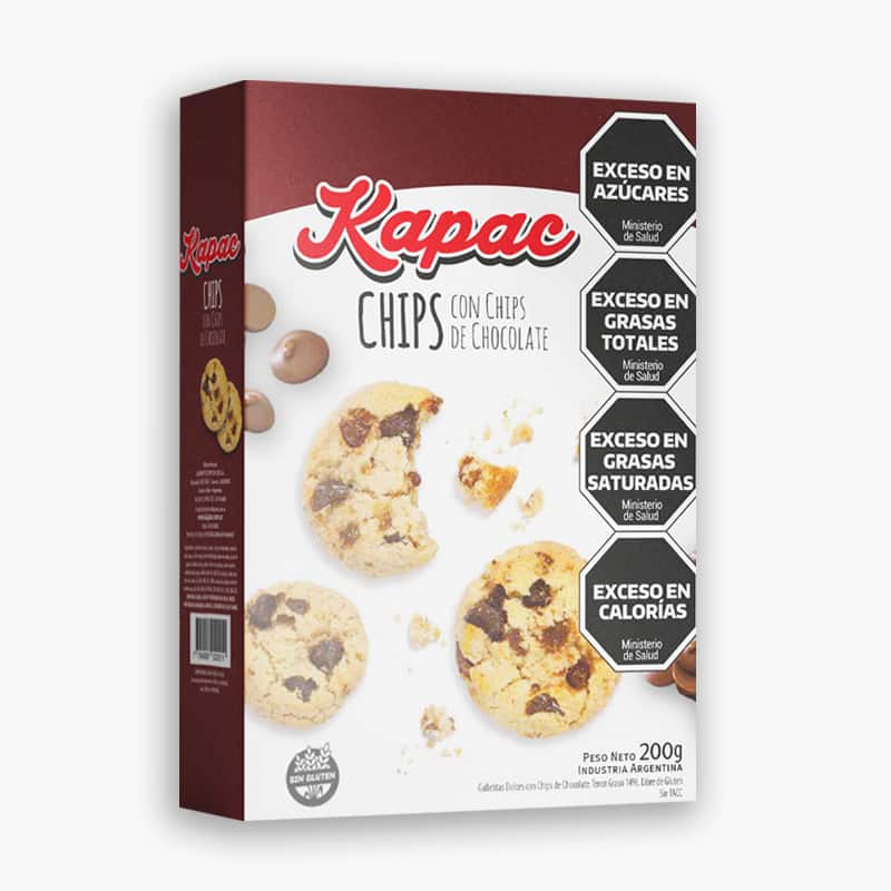 GALLETITAS CHIPS DE CHOCO X200GR KAPAC