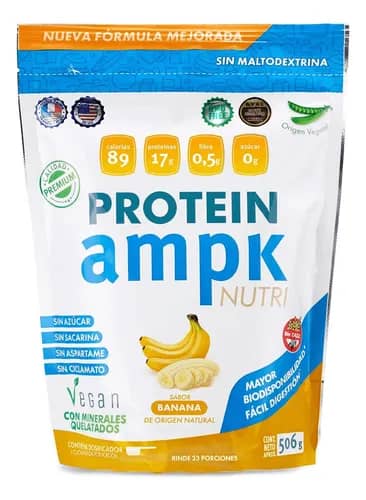 AMPK NUTRI PROTEIN VEGAN BANANA 506GR FRAMINGHAM