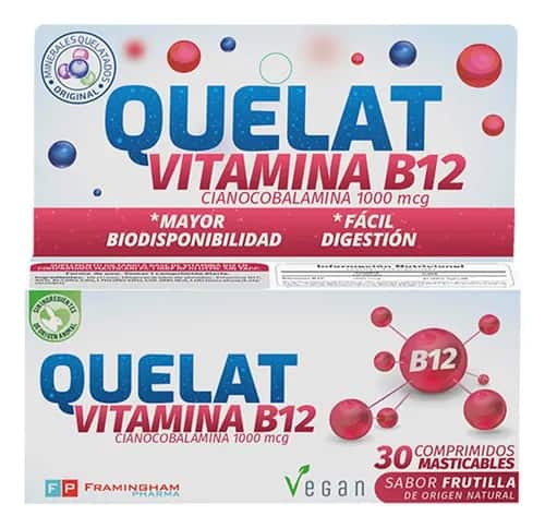 QUELAT VITAMINA B12 30COMP FRAMINGHAM