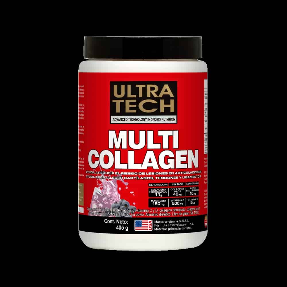 MULTI COLLAGEN SABOR ARANDANO 405GR ULTRA TECH