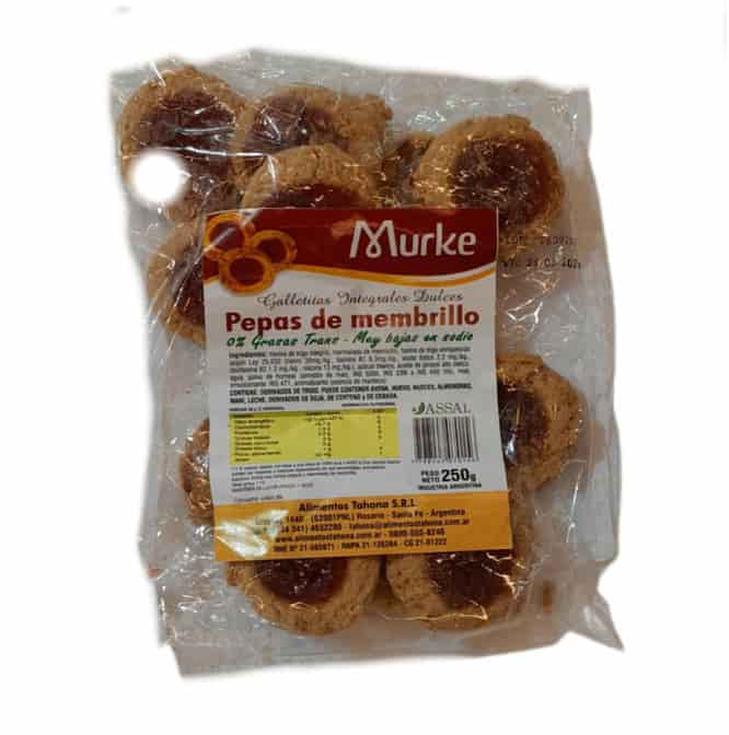 GALLETAS PEPAS INTEGRALES X250G MURKE
