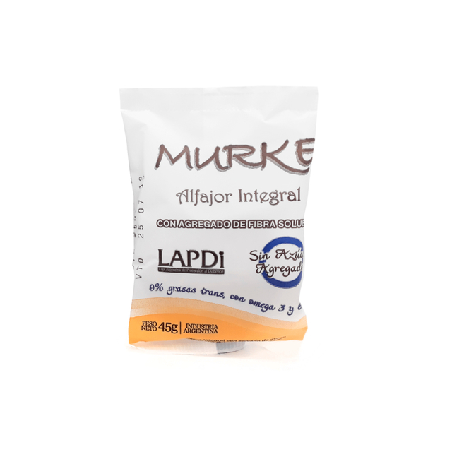 ALFAJOR INTEGRAL SIN AZUCAR X12U MURKE