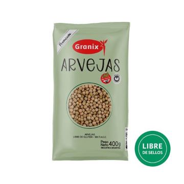 **ARVEJAS ENTERAS SIN TACC 400GR GRANIX