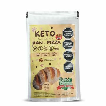 PREMEZCLA KETO PAN Y PIZZA SIN TACC 200GR REINA FOOD