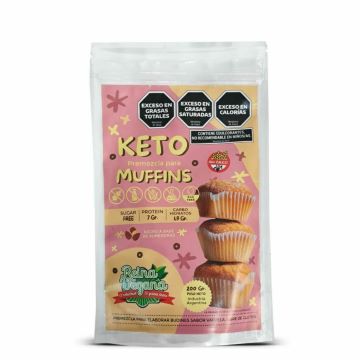 PREMEZCLA KETO MUFFINS SIN TACC 200GR REINA FOOD