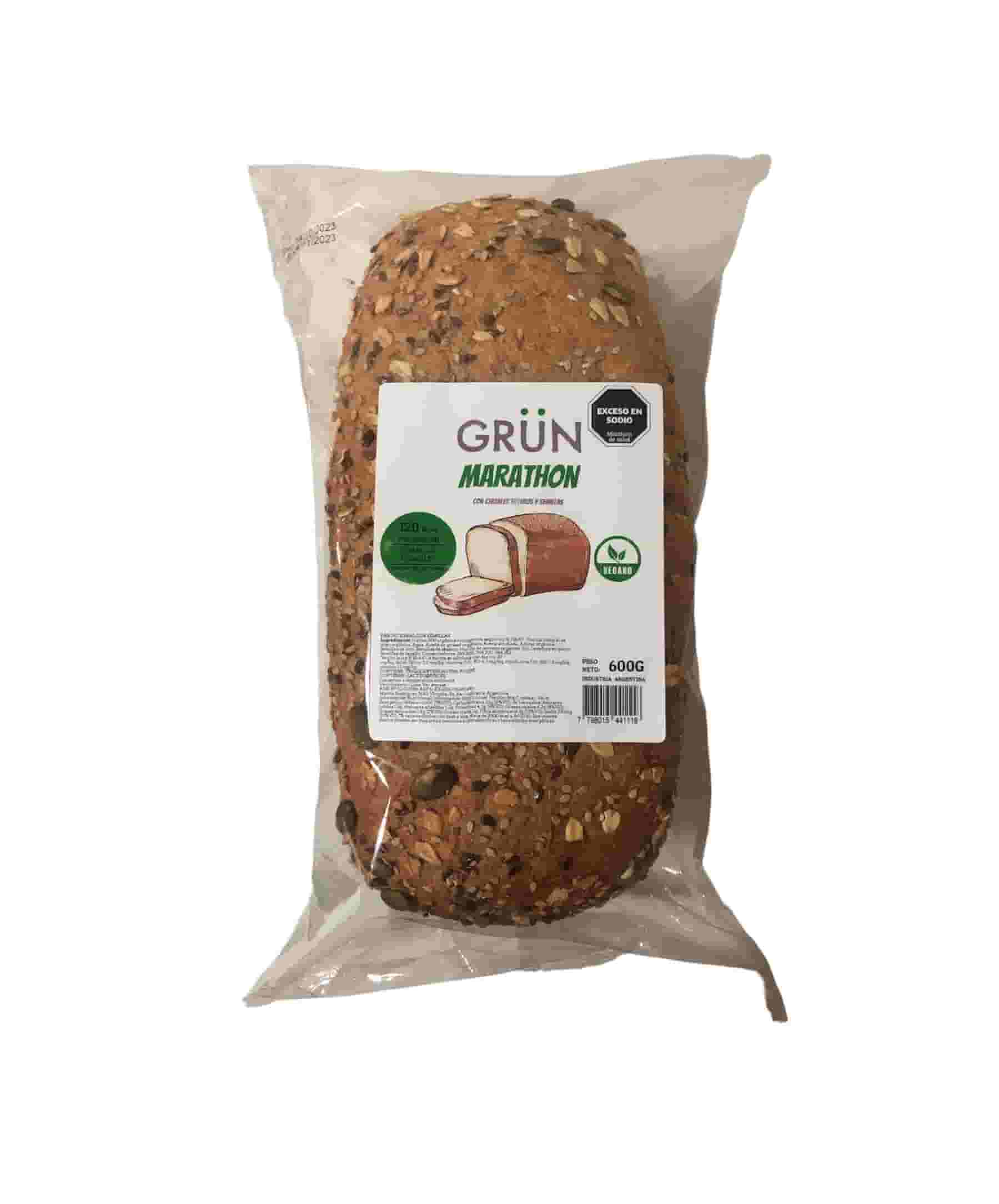 PAN VEGANO MARATHON 550GR GRUN
