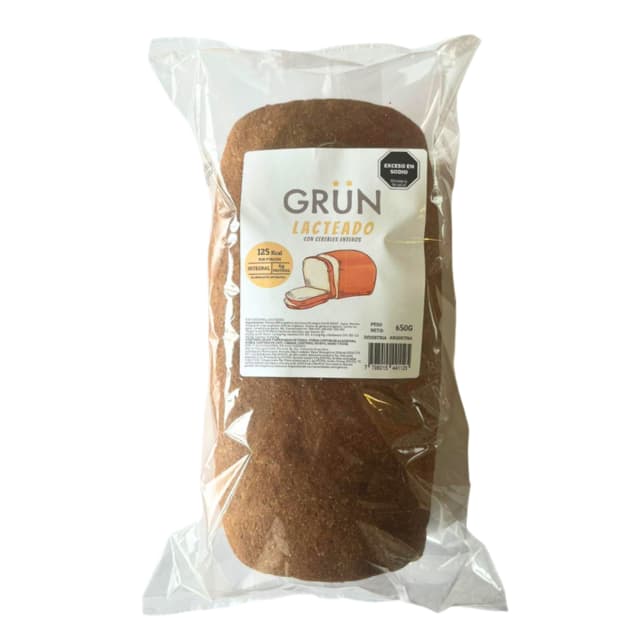PAN INTEGRAL LACTEADO 650GR GRUN