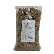 CRUTONS INTEGRALES ORGANICO 250GR GRUN