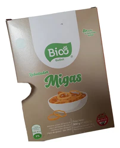 REBOZADOR MIGAS SIN TACC SIN LECHE 300GR BINFINIT