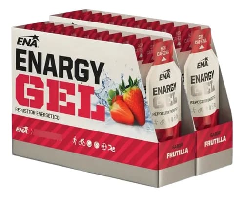 ENERGY GEL FRUTILLA SIN CAFEINA 12U ULTRA TECH