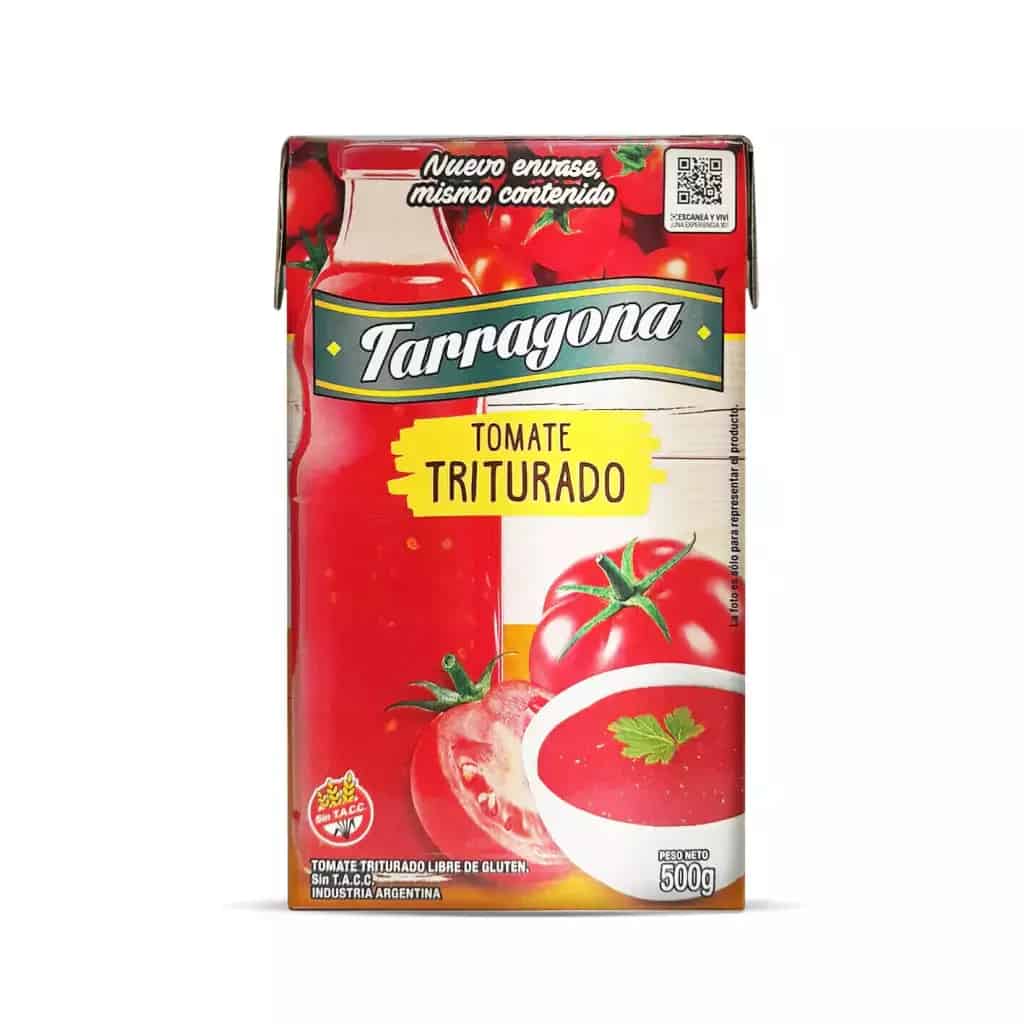 TOMATE TRITURADO SIN TACC 500GR TARRAGONA