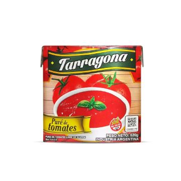 PURE DE TOMATES SIN TACC 520GR TARRAGONA