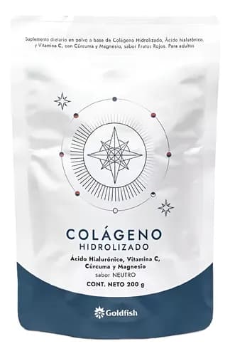 COLAGENO HIDROLIZADO VIT C CURCUMA Y MAGN. SIN SABOR GOLDFISH