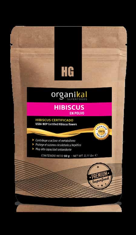 HIBISCUS EN POLVO X50GRS ORGANIKAL