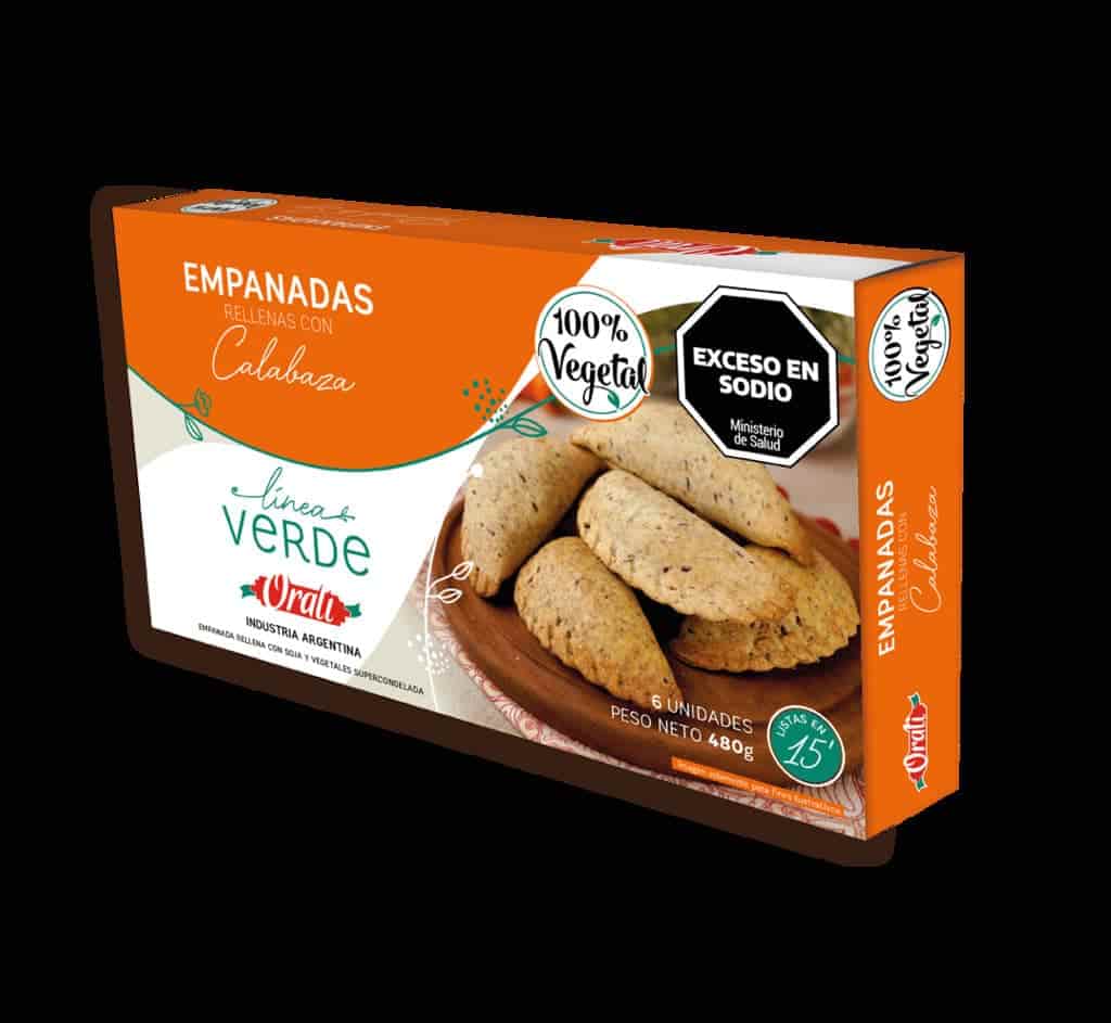 EMPANADAS INTEGRALES TEXTURIZADO (PICANTE) X 4U. ORALI