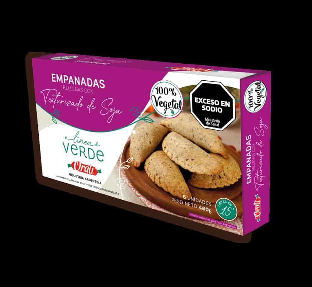 EMPANADAS INTEGRALES X6 TEXT DE SOJA ORALI