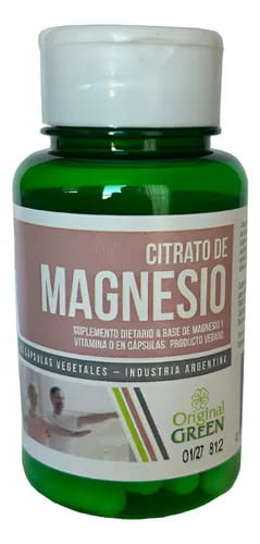 CITRATO DE MAGNESIO X60CAPS ORIGINAL GREEN