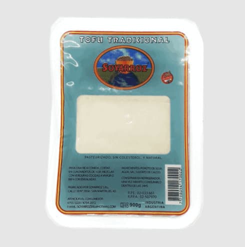 TOFU TRADICIONAL X 900GRS SOYARROZ
