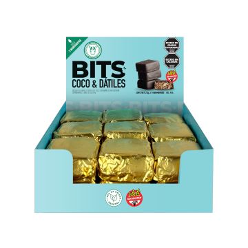 BOCADITOS BITS COCO Y DATILES X18U. FELICES LAS VACAS