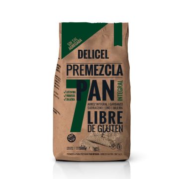 PREMEZCLA PARA PAN INTEGRAL  X500G DELICEL