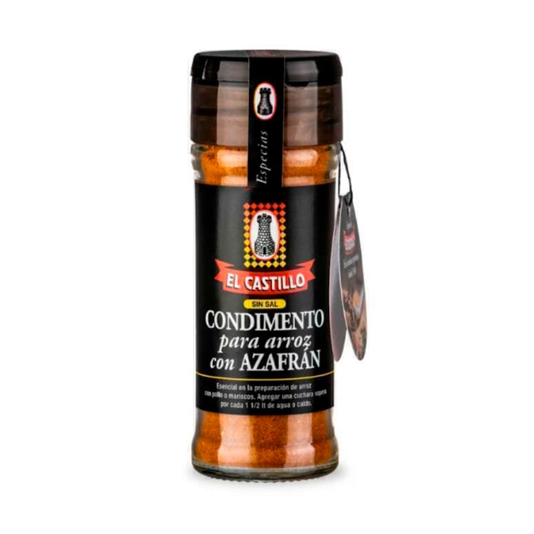 COND. PARA ARROZ CON AZAFRAN X40G FRASCO EL CASTILLO