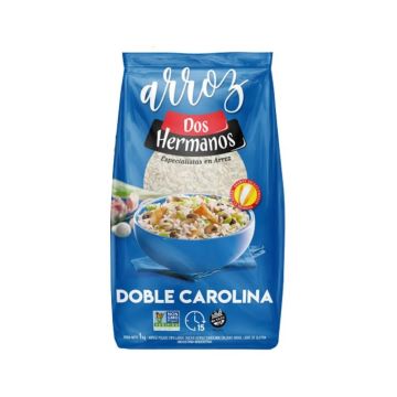 ARROZ DOBLE CAROLINA NON GMO 1KG  DOS HERMANOS