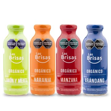 JUGO CON AZUCAR DE NARANJA X330CC LAS BRISAS