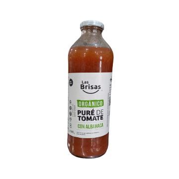 PURE DE TOMATE CON ALBAHACA ORGANICO X910CC LAS BRISAS