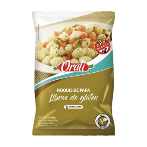 ÑOQUIS DE PAPA LIBRE DE GLUTEN SIN TAC 500G ORALI