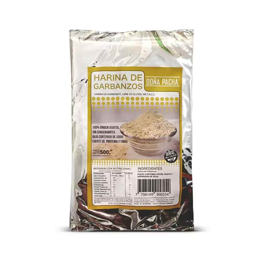 HARINA DE GARBANZO X 500G DOÑA PACHA