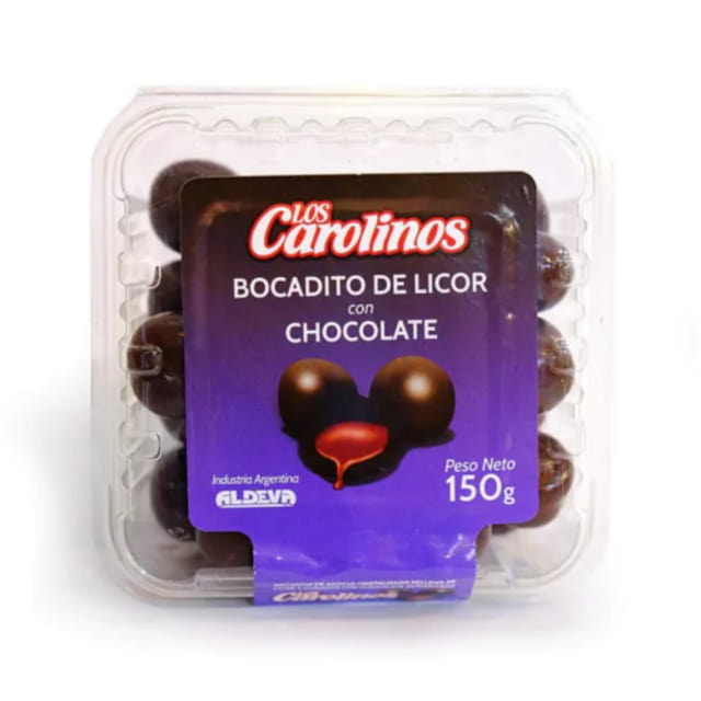 BOCADITO DE LICOR X 150G LOS CAROLINOS