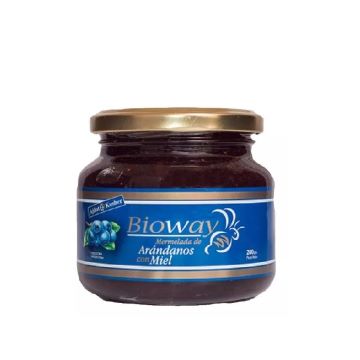 MERMELADA MIEL Y ARANDANO X280 VIDRIO BIOWAY