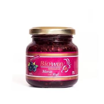 MERMELADA MIEL Y MORA X280 VIDRIO BIOWAY