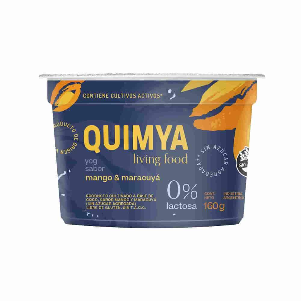 **PROMO 2X1** YOGUR SABOR MANGO Y MARACUYA SIN AZUCAR X 160G QUIMYA