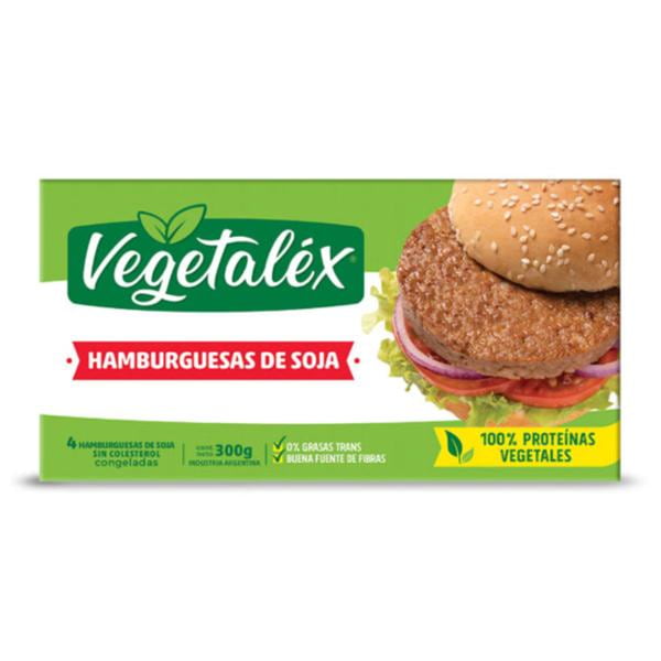 HAMBURGUESAS DE SOJA CON VERDURA X4UNID FRANJA VERDE