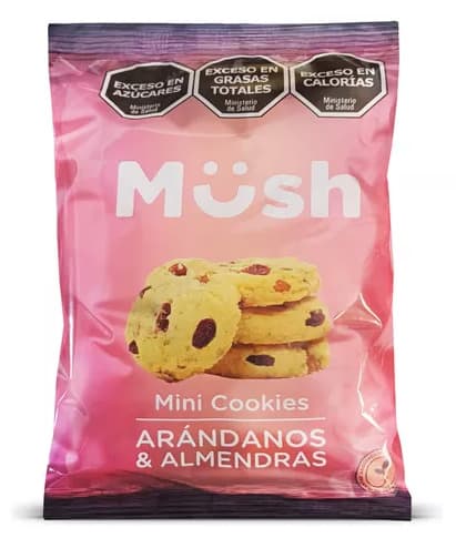 MINI COOKIES ARANDANOS  ALMENDRAS 120G MUSH