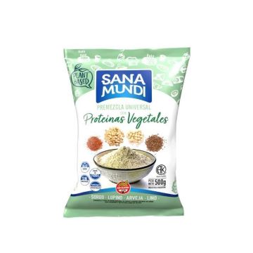 PREMEZCLA UNIVERSAL C/PROTEINA VEGETAL X500G SANA MUNDI