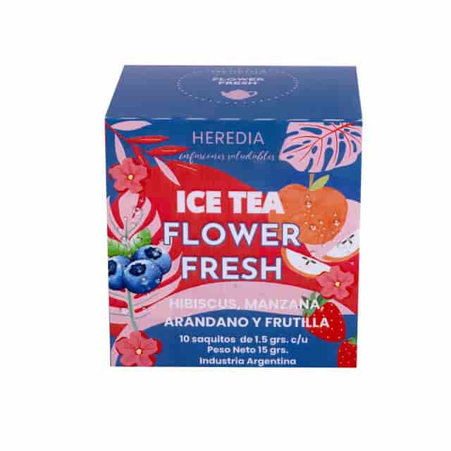 ICE TEA F/F 20G HIBISCUS/MANZ/ARAND/FRUTILL X10SAQ HEREDIA